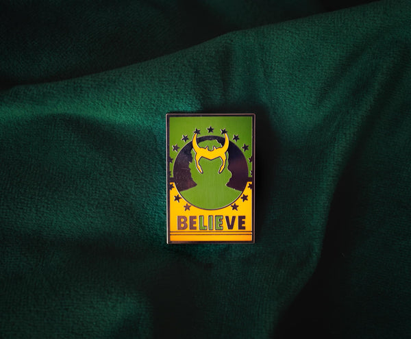 Marvel Studios Loki "Believe" Limited Edition Enamel Pin