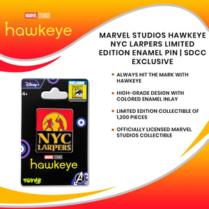 Marvel Studios Hawkeye NYC Larpers Limited Edition Enamel Pin
