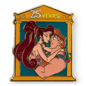 Disney Hercules and Meg 25th Anniversary Enamel Pin