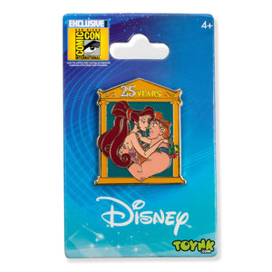 Disney Hercules and Meg 25th Anniversary Enamel Pin