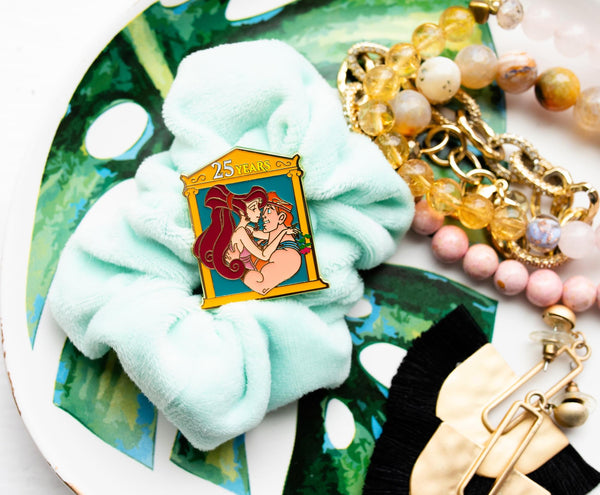 Disney Hercules and Meg 25th Anniversary Enamel Pin