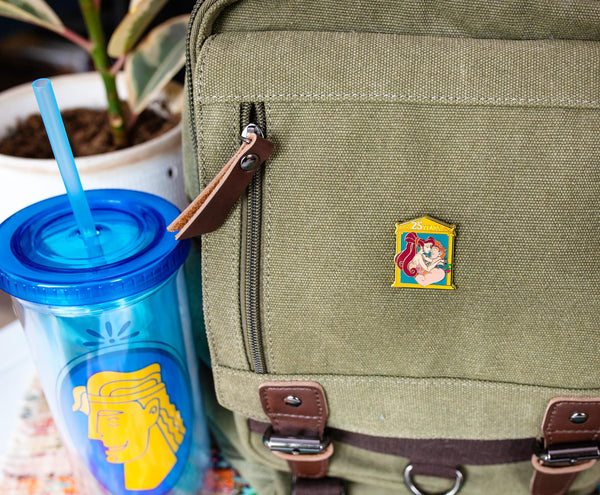 Disney Hercules and Meg 25th Anniversary Enamel Pin