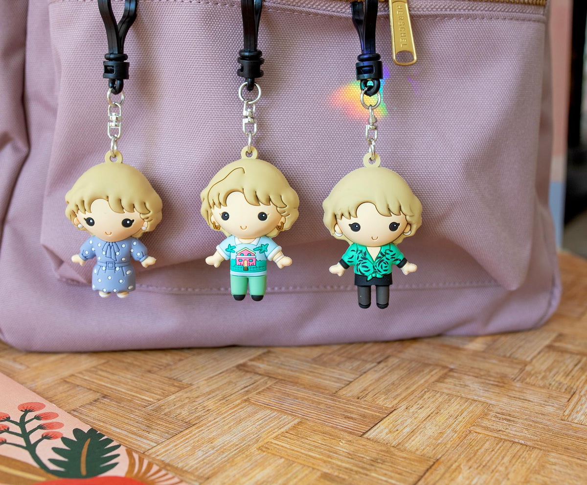 The Golden Girls Rose 3D Foam Figural Bag Clip 3-Piece Set