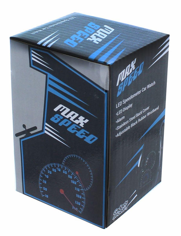 Max Speed LED Car Speedometer Wrist Watch