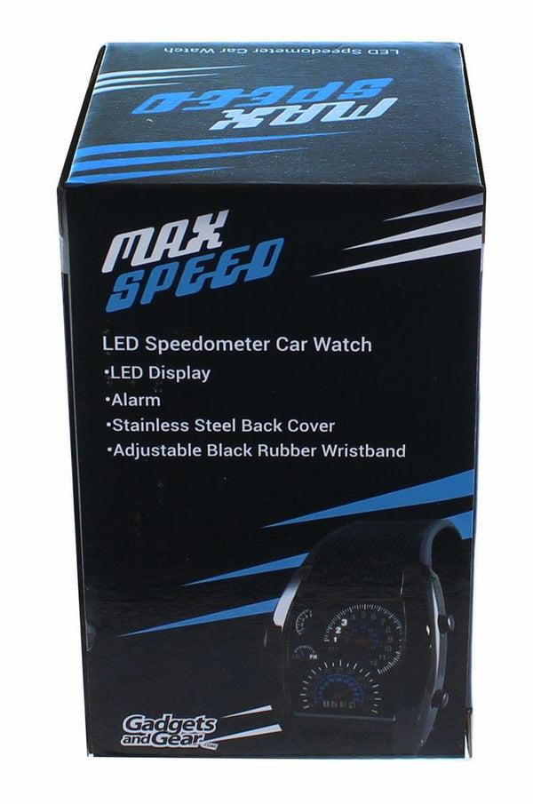 Max Speed LED Car Speedometer Wrist Watch