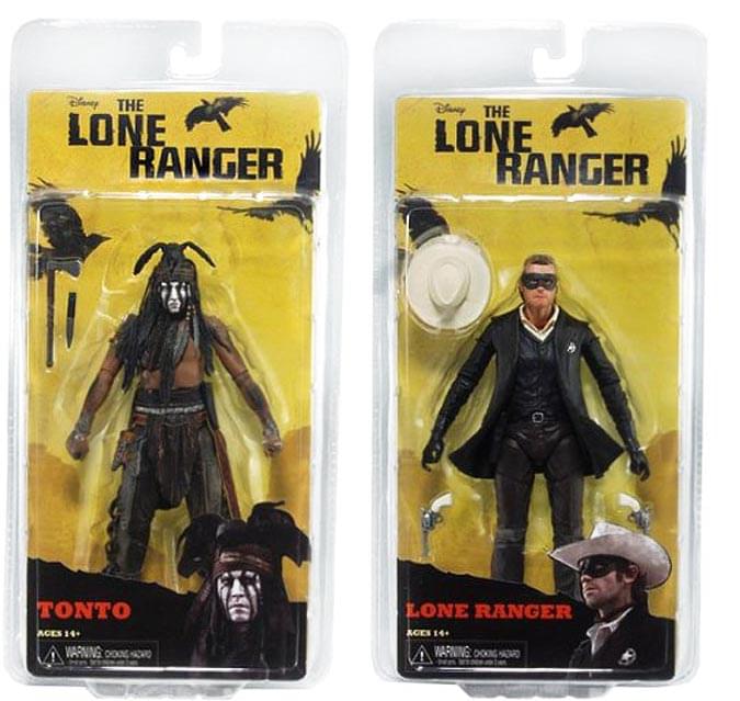 The Lone Ranger Series 1 7" Action Figure Set Of 2