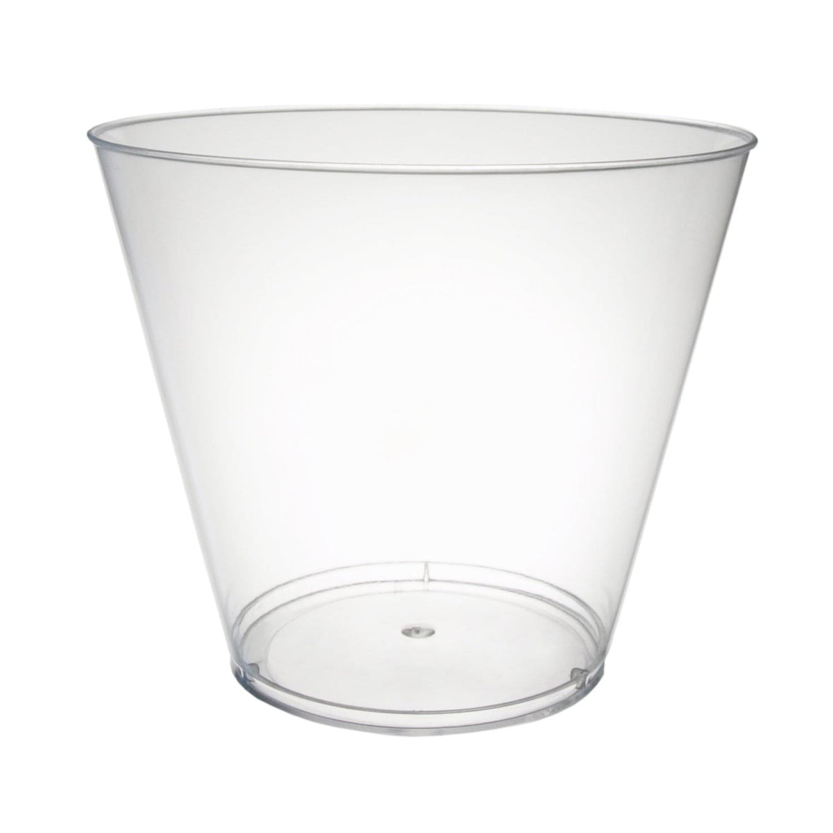 9 Oz Clear Plastic Tumbler Glasses Pack Of 20