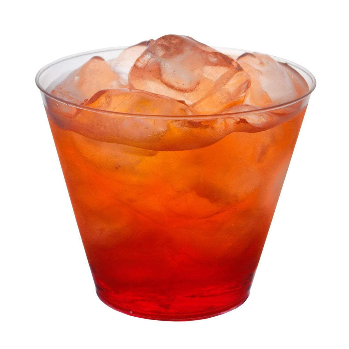 9 Oz Clear Plastic Tumbler Glasses Pack Of 20