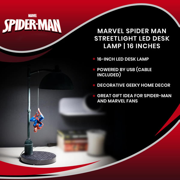 Marvel Spider Man Streetlight LED Desk Lamp