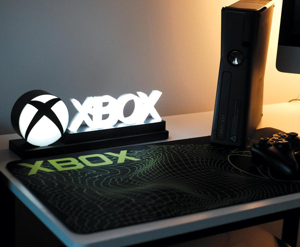 Xbox Office Rug Xbox Black Graphic Desk Mat Cover | 12 x 24 Inches - ToynkDownUnder