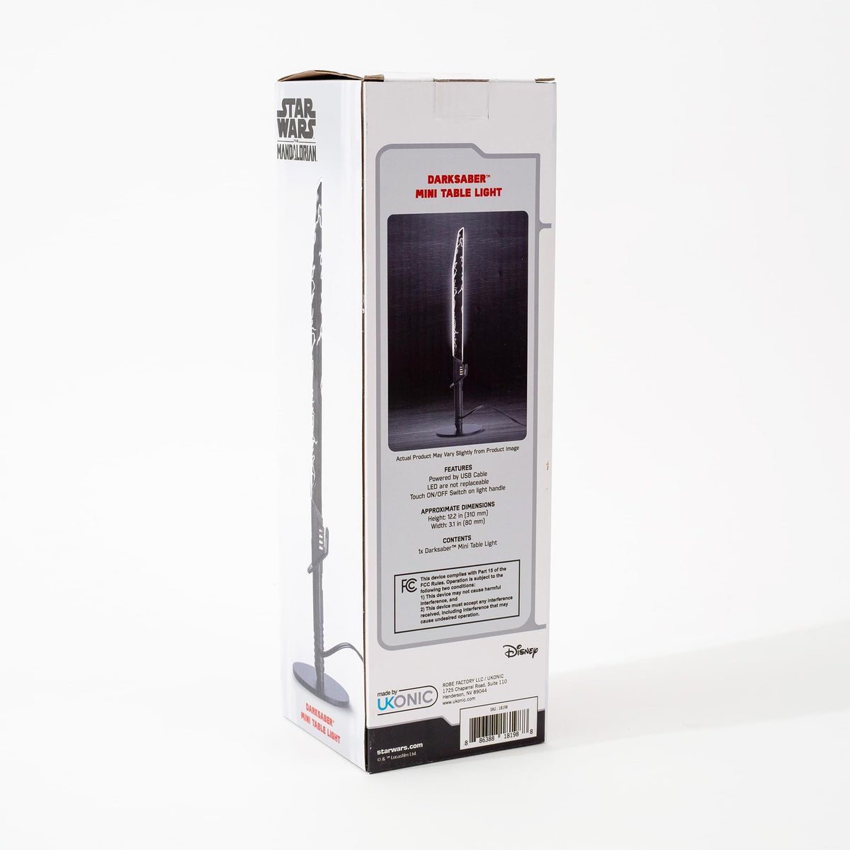 Star Wars Darksaber 12-Inch Desktop LED Mood Light