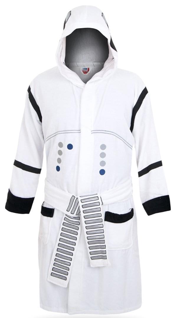 Star Wars Stormtrooper Unisex Hooded Bathrobe for Adults