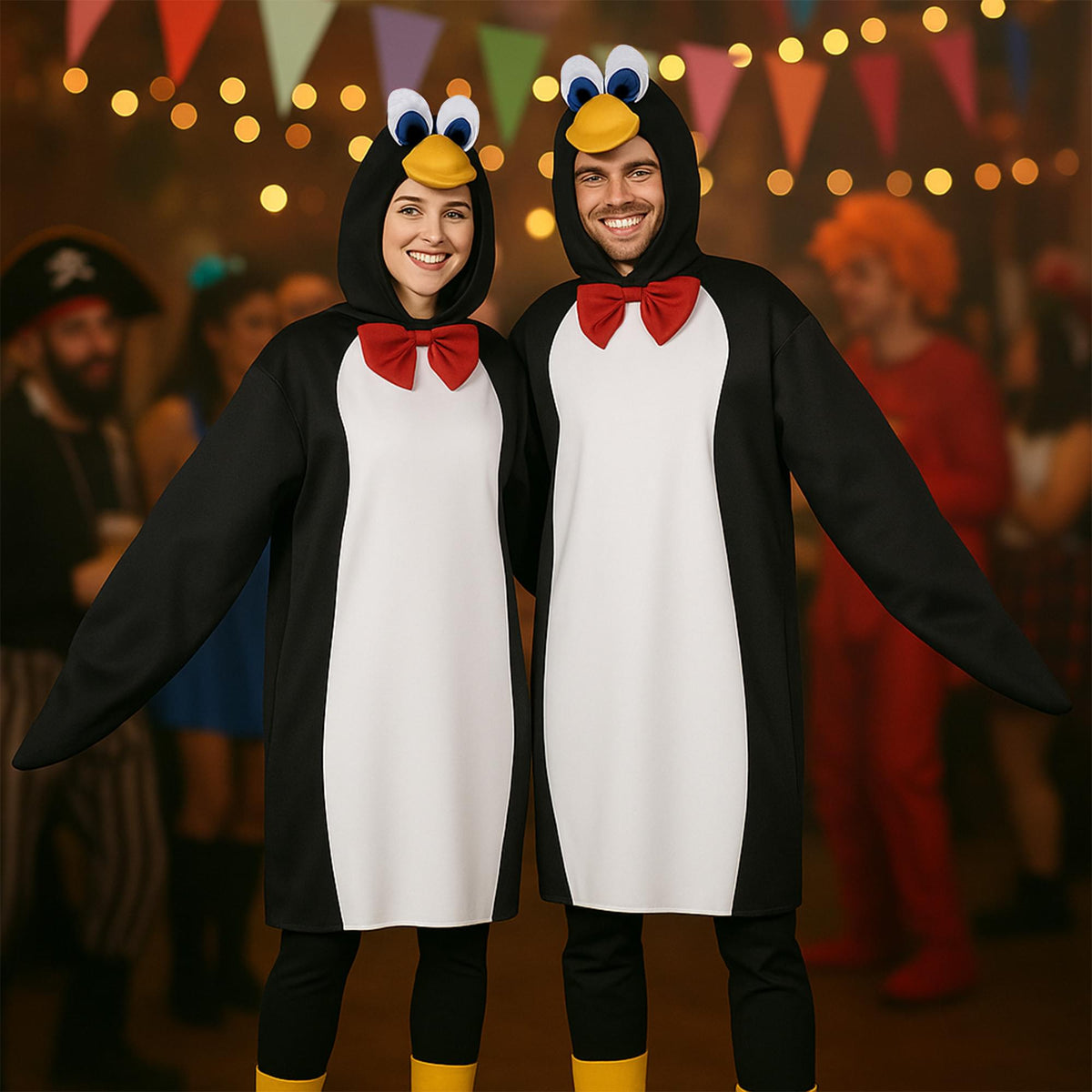 Penguin Couples Adult Costume Set