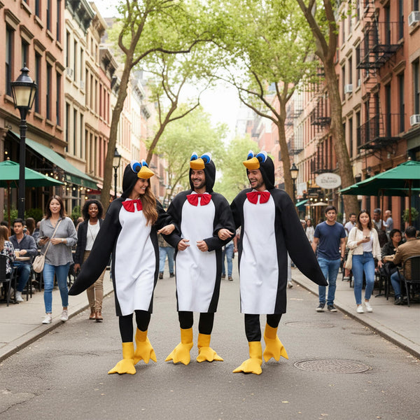 Penguin Adult Group Costume Set of 4