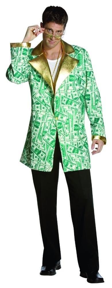 Money Man Costume Jacket Only Adult Standard