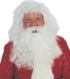 Santa Costume Beard And Wig Set