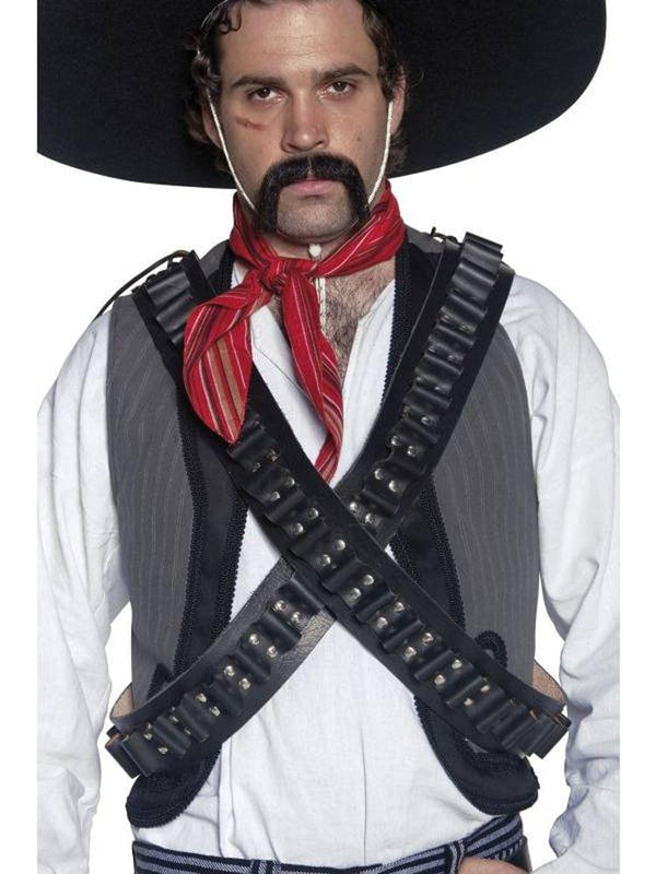 Western Authentic Bandolier Bullet Costume Belt Adult