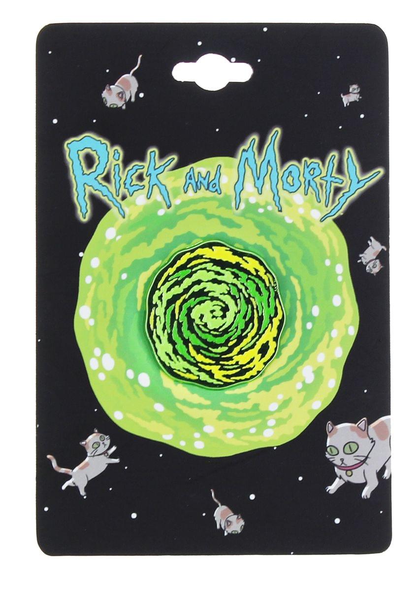 Rick and Morty Portal Pin, Mr. Meeseeks Molded Mug & Szechuan Dipping Sauce Shot Glass Bundle