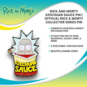 Rick and Morty Szechuan Sauce Pin