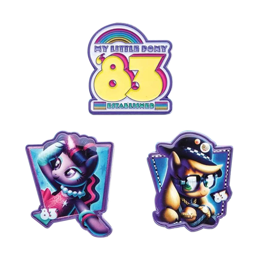 My Little Pony Exclusive Rockie Davies Enamel Collector Pin 3-Pack