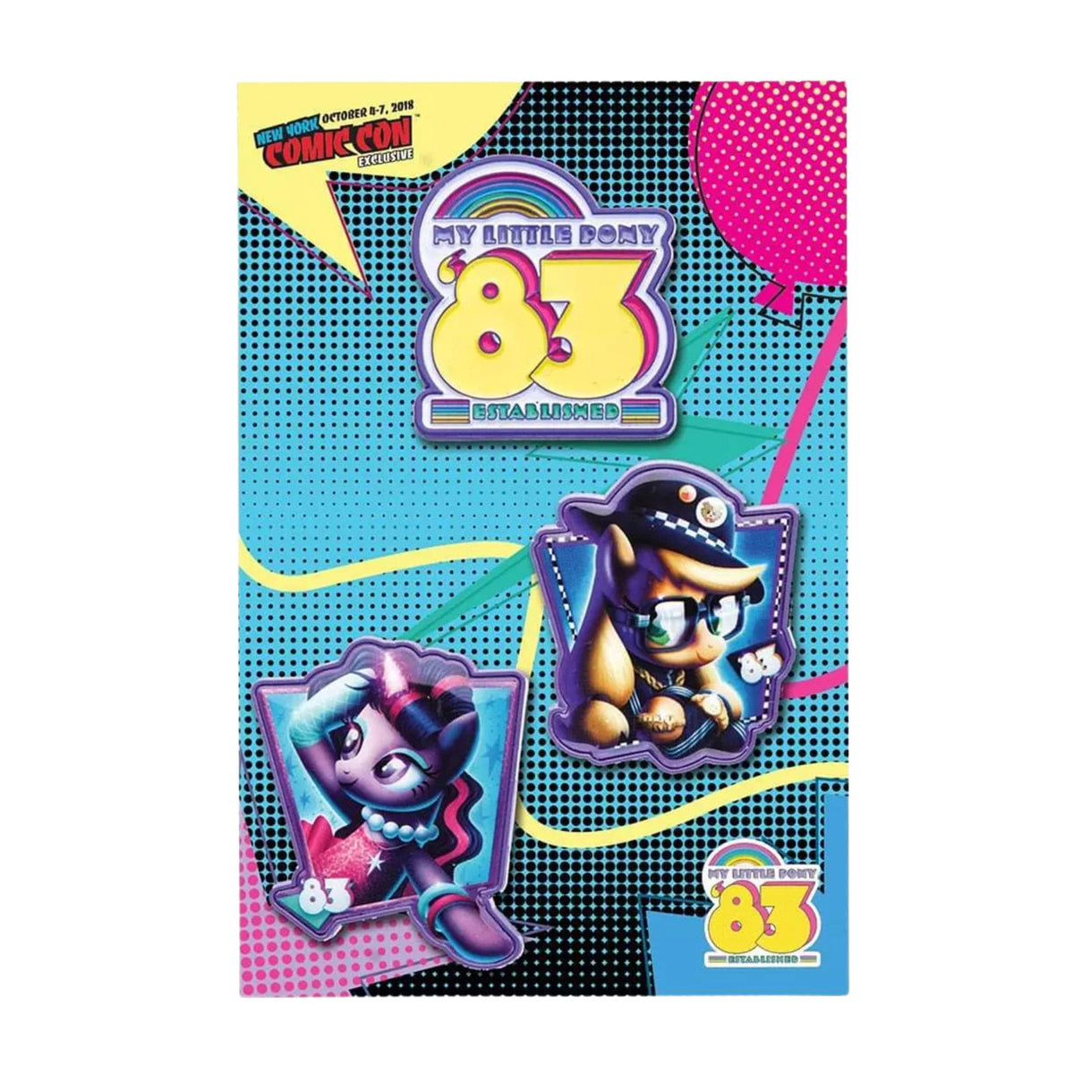 My Little Pony Exclusive Rockie Davies Enamel Collector Pin 3-Pack