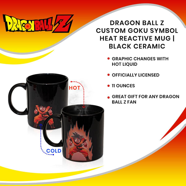 Dragon Ball Z Custom Goku Symbol Heat reactive Mug