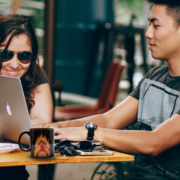 Dragon Ball Z Custom Goku Symbol Heat reactive Mug