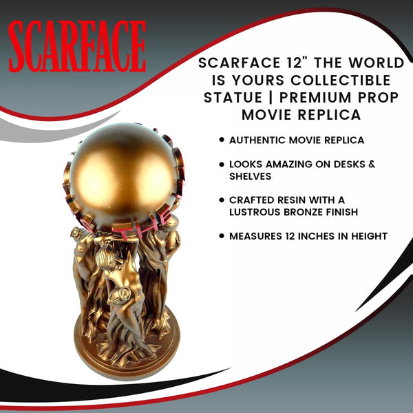 Scarface 12" The World is Yours Collectible Statue