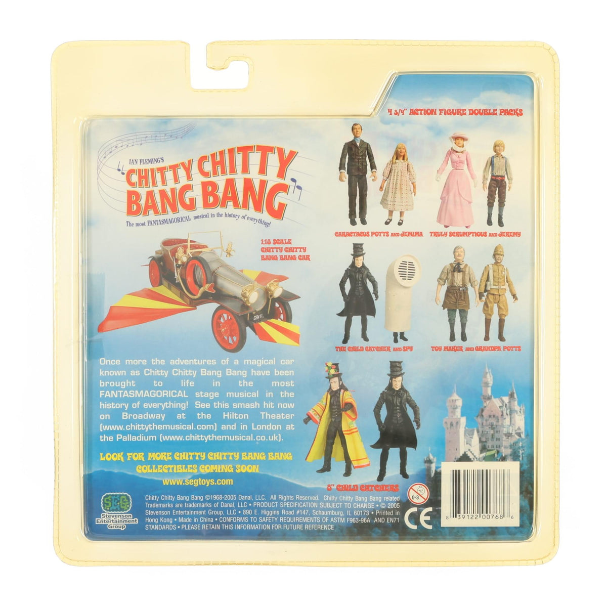 Chitty Chitty Bang Bang Two Pack Figure Caractacus Potts & Jemima