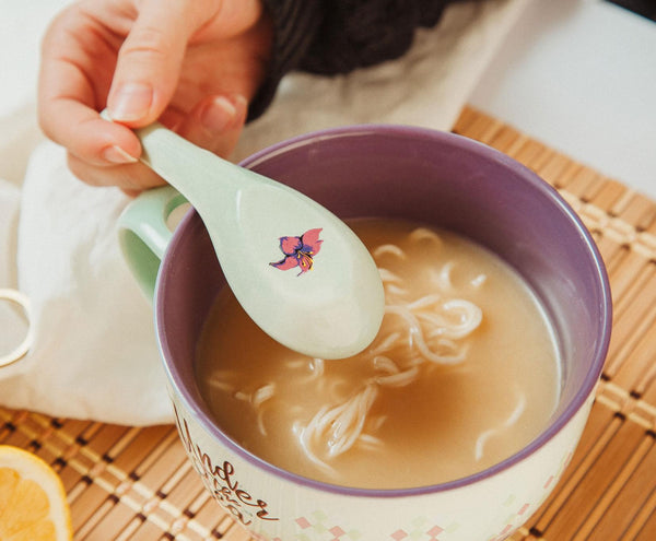 Disney The Little Mermaid Ariel Ceramic Soup Mug With Spoon