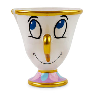 Disney Beauty And The Beast Chip Sculpted Ceramic Figural Mug