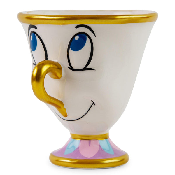 Disney Beauty And The Beast Chip Sculpted Ceramic Figural Mug