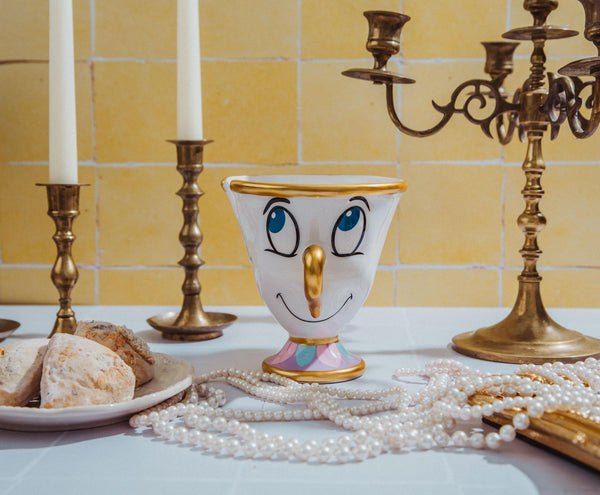 Disney Beauty And The Beast Chip Sculpted Ceramic Figural Mug