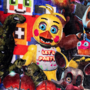 Five Nights At Freddy's Character Collage Fleece Throw Blanket