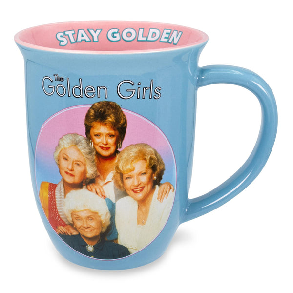 The Golden Girls "Stay Golden" Wide Rim Ceramic Coffee Mug