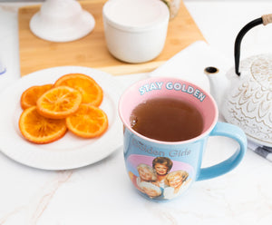 The Golden Girls "Stay Golden" Wide Rim Ceramic Coffee Mug