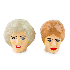 The Golden Girls Rose and Blanche Ceramic Salt and Pepper Shakers