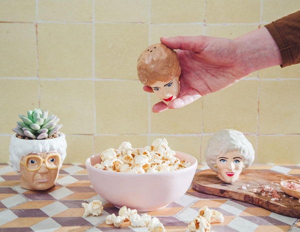 The Golden Girls Rose and Blanche Ceramic Salt and Pepper Shakers