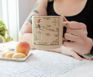 The Hobbit The Shire Map Ceramic Mug