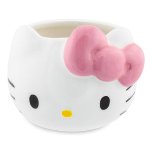 Sanrio Hello Kitty Pink Bow Sculpted Ceramic Mini Mug