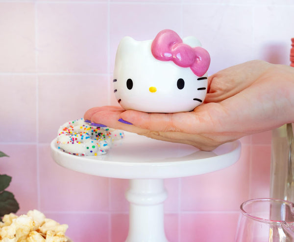 Sanrio Hello Kitty Pink Bow Sculpted Ceramic Mini Mug