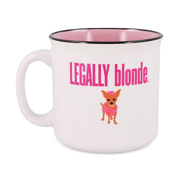 Legally Blonde "Bend and Snap" Ceramic Glitter Camper Mug