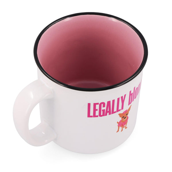Legally Blonde "Bend and Snap" Ceramic Glitter Camper Mug