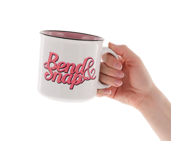 Legally Blonde "Bend and Snap" Ceramic Glitter Camper Mug