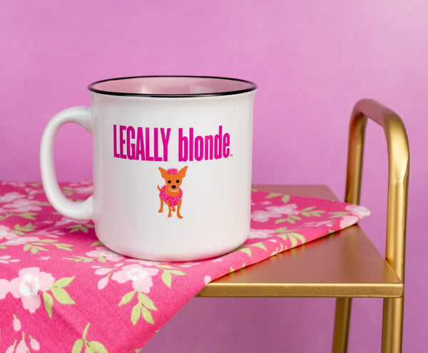 Legally Blonde "Bend and Snap" Ceramic Glitter Camper Mug