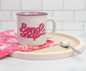 Legally Blonde "Bend and Snap" Ceramic Glitter Camper Mug