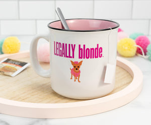 Legally Blonde "Bend and Snap" Ceramic Glitter Camper Mug