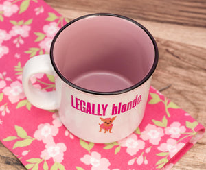 Legally Blonde "Bend and Snap" Ceramic Glitter Camper Mug