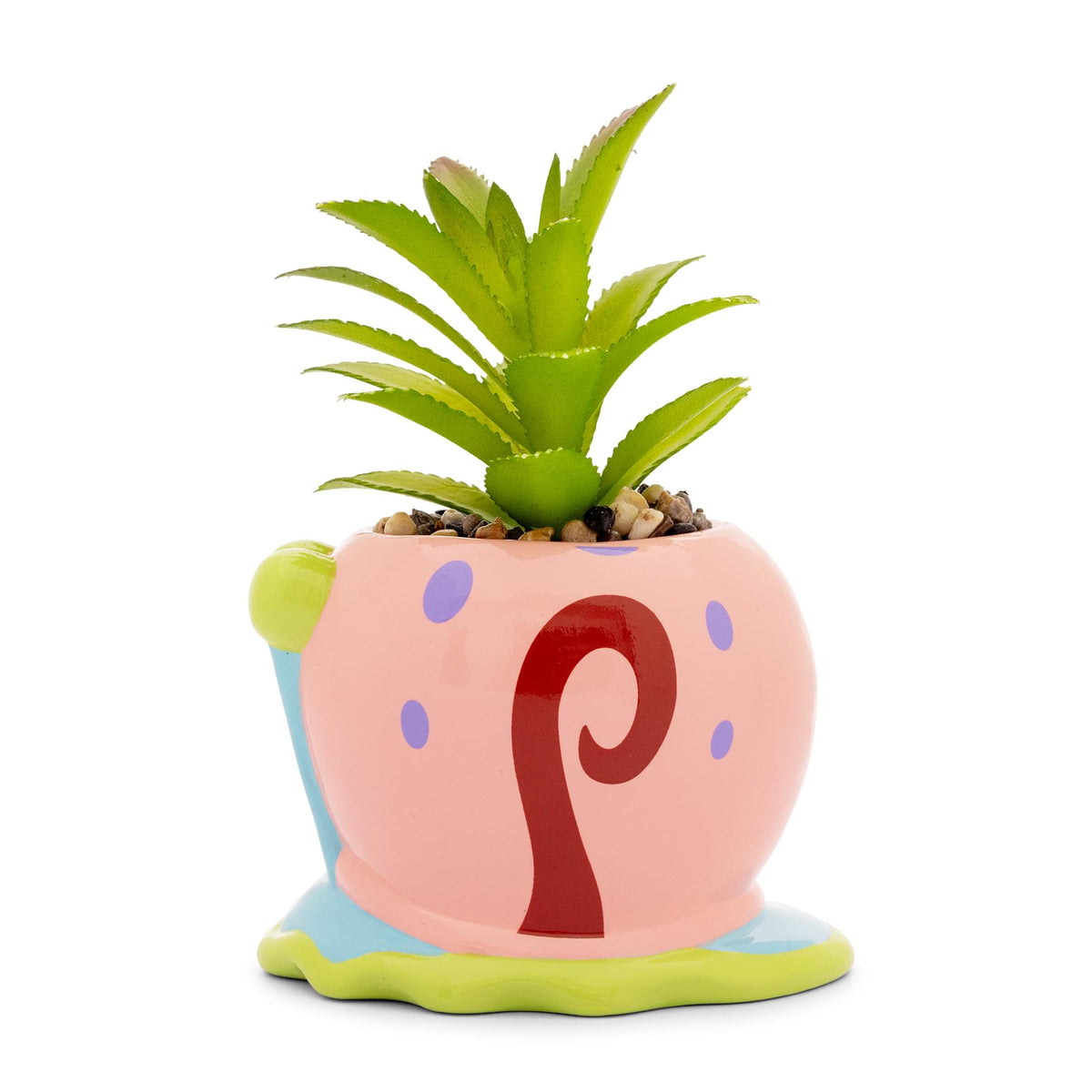 Nickelodeon SpongeBob SquarePants Gary Mini Planter With Artificial Succulent