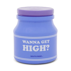 South Park Towelie "Wanna Get High?" Glass Storage Jar With Lid